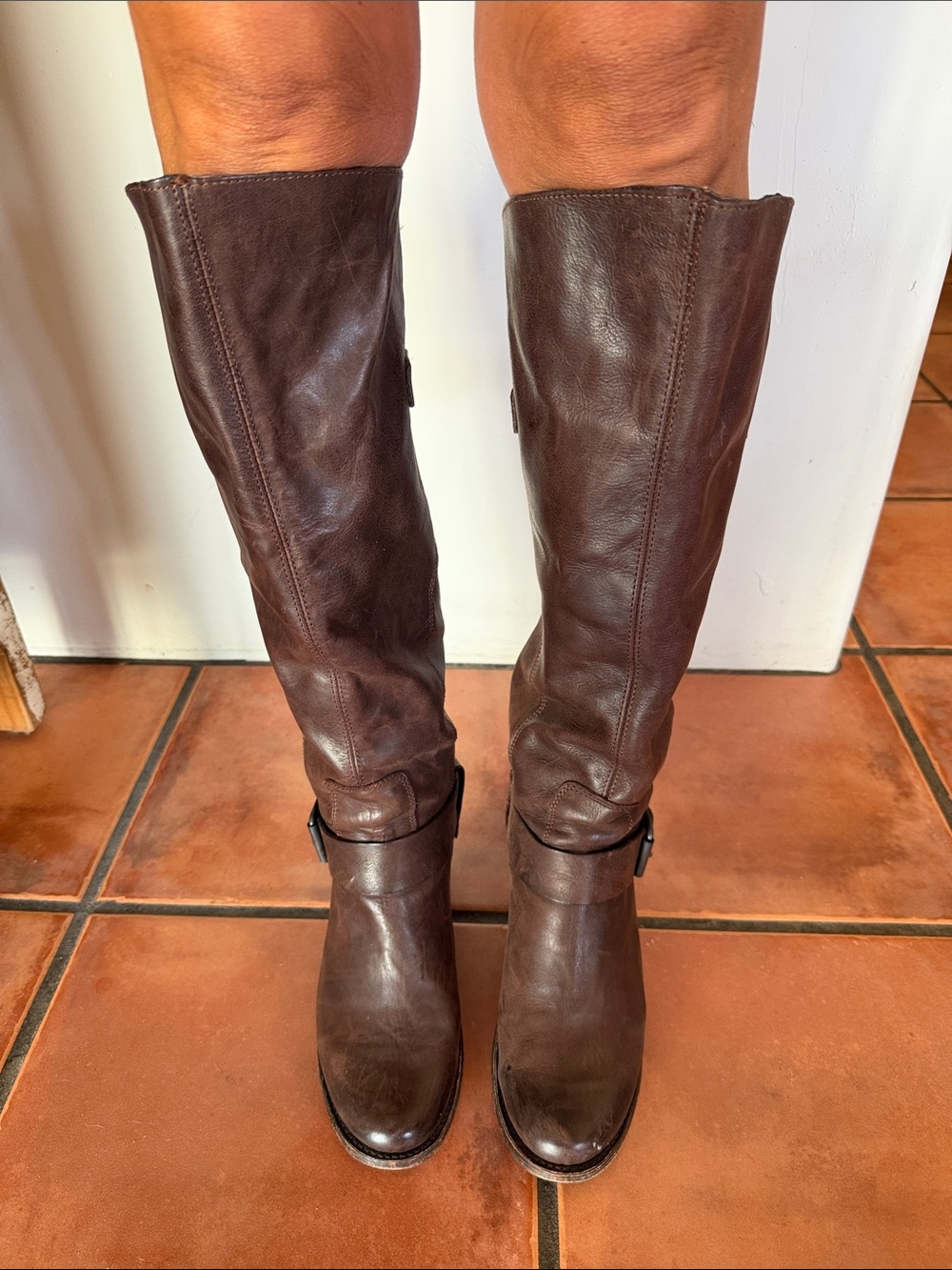 Dolce Vita Tall Brown Leather Over-the-Knee Boots